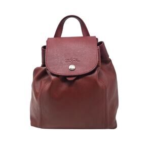 Longchamp Burgundy Backpack